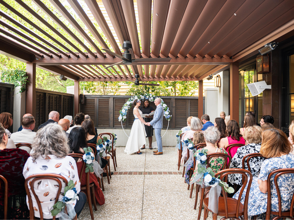 Micro wedding in Charleston SC - hosted at The Rutledge Room